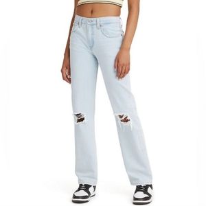 LEVIS Low Pro Straight Leg Distressed Jeans